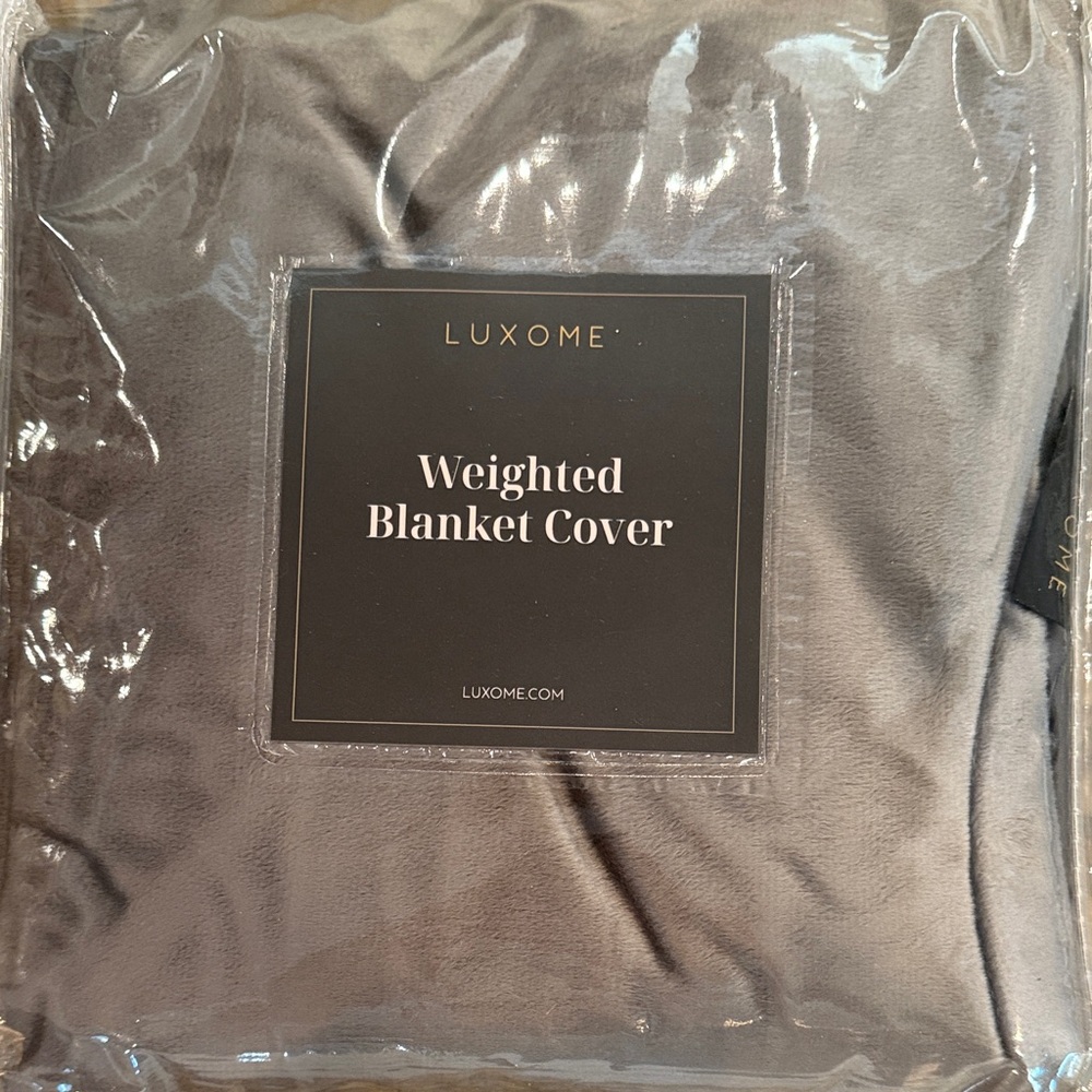 Gray Weighted Blanket Cover